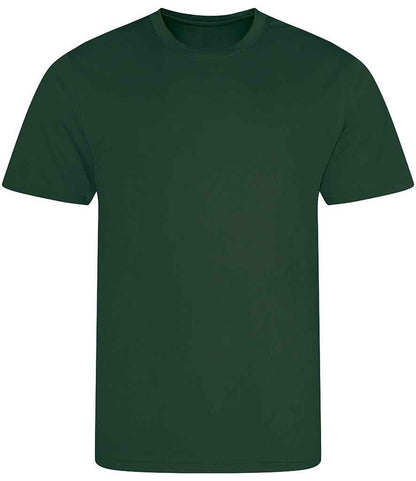 Just Cool JC001B Bottle Green Front -  Ready to be Printed by Custard Workwear - Cheap Personalised and Customised Workwear in Nottinghamshire, Derbyshire and Leicestershire