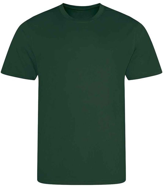 Just Cool JC001B Bottle Green Front -  Ready to be Printed by Custard Workwear - Cheap Personalised and Customised Workwear in Nottinghamshire, Derbyshire and Leicestershire