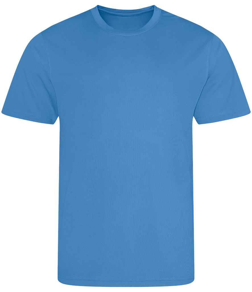 Just Cool JC001B Cornflower Front -  Ready to be Printed by Custard Workwear - Cheap Personalised and Customised Workwear in Nottinghamshire, Derbyshire and Leicestershire