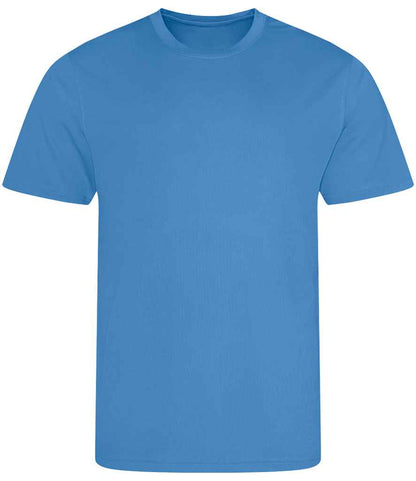 Just Cool JC001B Cornflower Front -  Ready to be Printed by Custard Workwear - Cheap Personalised and Customised Workwear in Nottinghamshire, Derbyshire and Leicestershire