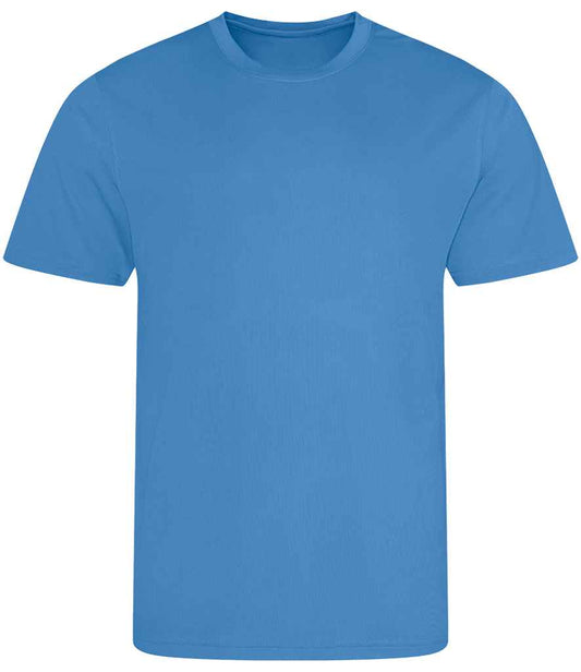 Just Cool JC001B Cornflower Front -  Ready to be Printed by Custard Workwear - Cheap Personalised and Customised Workwear in Nottinghamshire, Derbyshire and Leicestershire