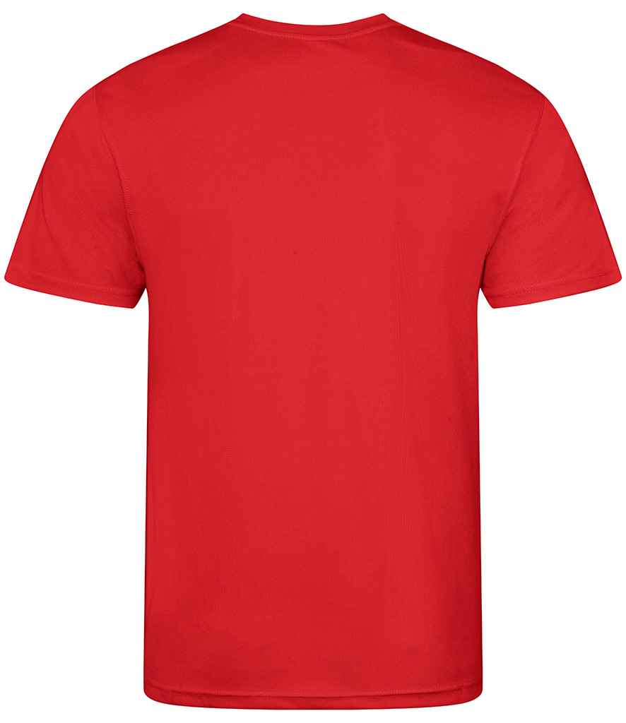 Just Cool JC001B Fire Red Back -  Ready to be Printed by Custard Workwear - Cheap Personalised and Customised Workwear in Nottinghamshire, Derbyshire and Leicestershire