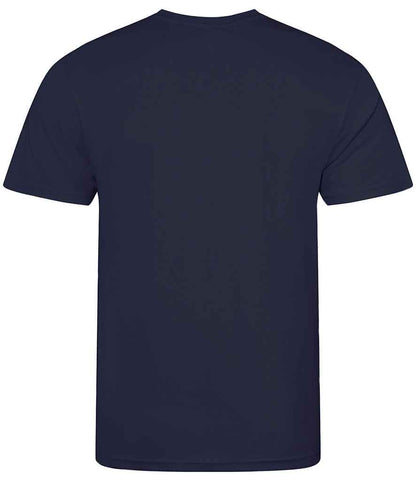 Just Cool JC001B French Navy Back -  Ready to be Printed by Custard Workwear - Cheap Personalised and Customised Workwear in Nottinghamshire, Derbyshire and Leicestershire