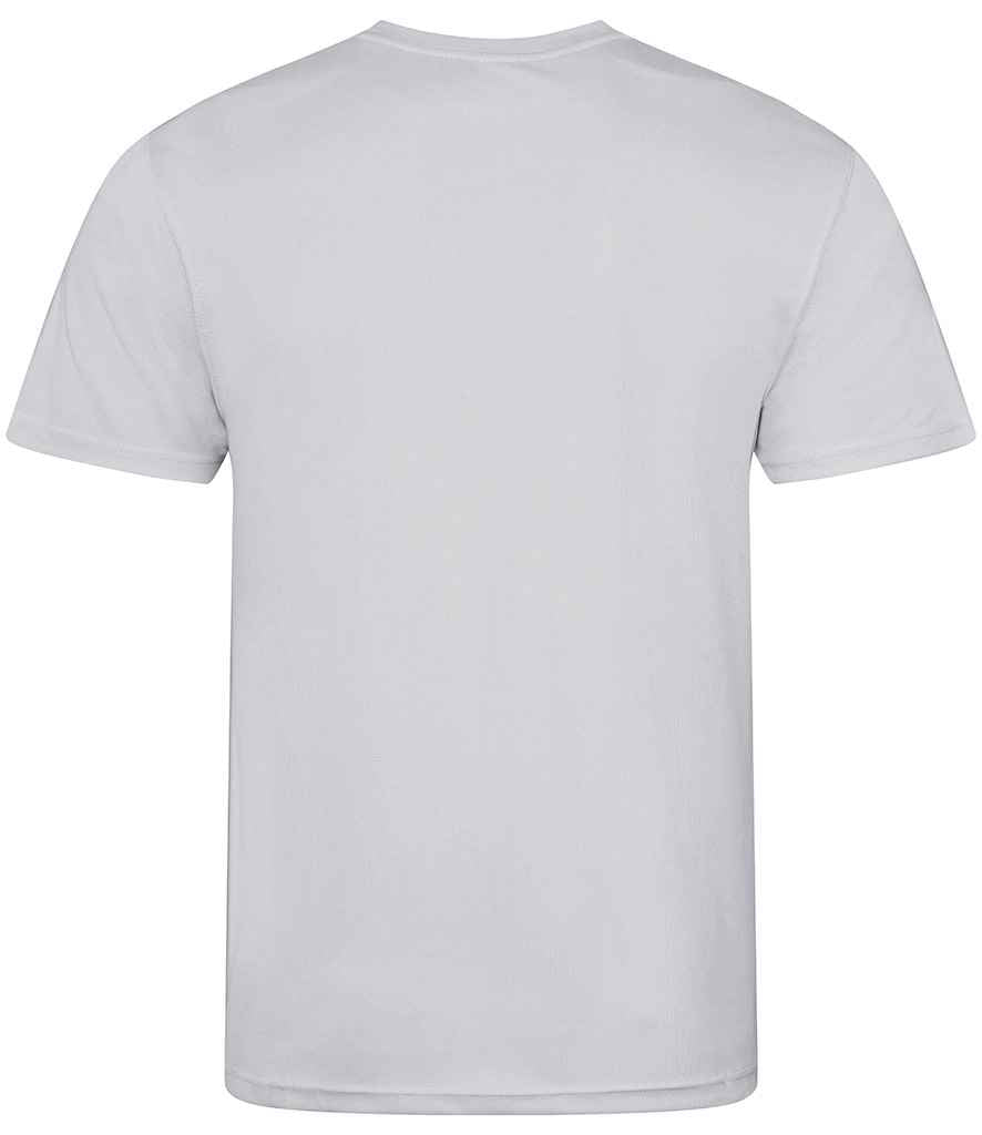 Just Cool JC001B Heather Grey Back -  Ready to be Printed by Custard Workwear - Cheap Personalised and Customised Workwear in Nottinghamshire, Derbyshire and Leicestershire