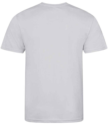 Just Cool JC001B Heather Grey Back -  Ready to be Printed by Custard Workwear - Cheap Personalised and Customised Workwear in Nottinghamshire, Derbyshire and Leicestershire