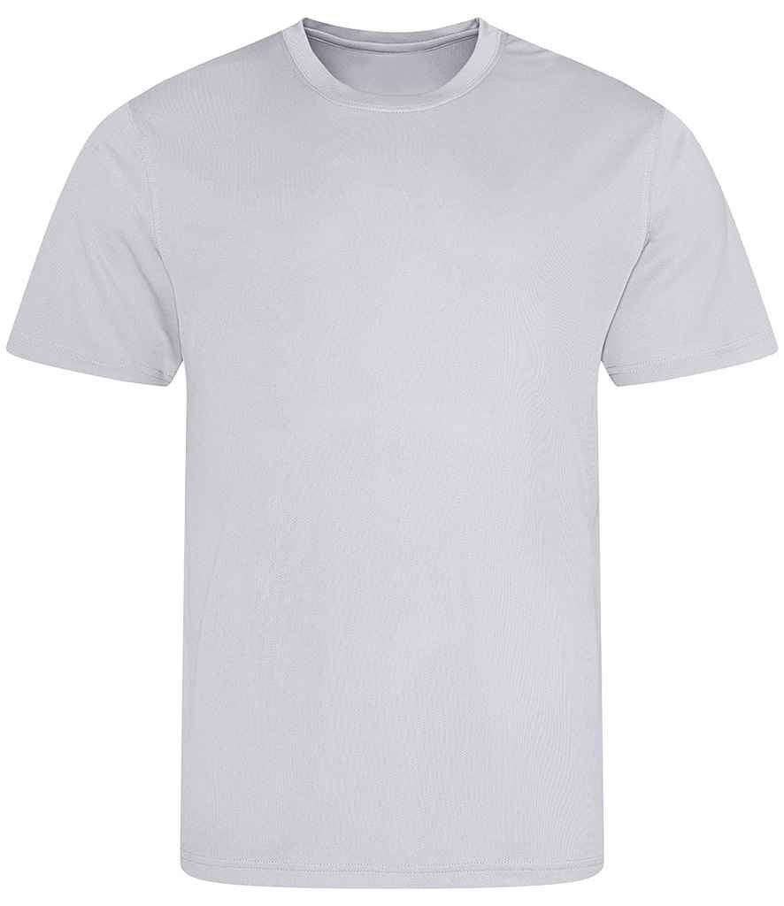 Just Cool JC001B Heather Grey Front -  Ready to be Printed by Custard Workwear - Cheap Personalised and Customised Workwear in Nottinghamshire, Derbyshire and Leicestershire
