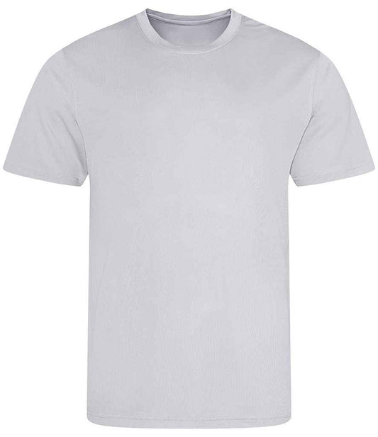 Just Cool JC001B Heather Grey Front -  Ready to be Printed by Custard Workwear - Cheap Personalised and Customised Workwear in Nottinghamshire, Derbyshire and Leicestershire