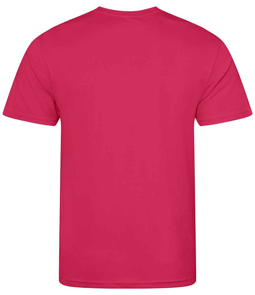 Just Cool JC001B Hot Pink Back -  Ready to be Printed by Custard Workwear - Cheap Personalised and Customised Workwear in Nottinghamshire, Derbyshire and Leicestershire