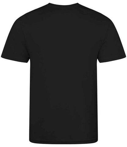 Just Cool JC001B Jet Black Back -  Ready to be Printed by Custard Workwear - Cheap Personalised and Customised Workwear in Nottinghamshire, Derbyshire and Leicestershire
