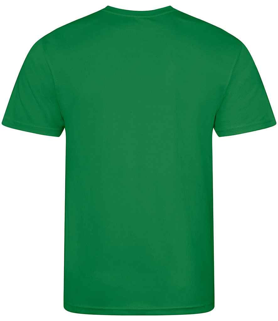 Just Cool JC001B Kelly Green Back -  Ready to be Printed by Custard Workwear - Cheap Personalised and Customised Workwear in Nottinghamshire, Derbyshire and Leicestershire