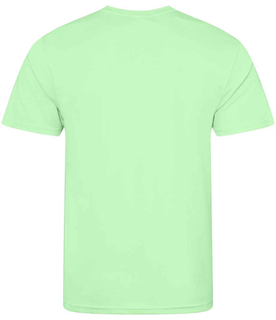 Just Cool JC001B Melon Green Back -  Ready to be Printed by Custard Workwear - Cheap Personalised and Customised Workwear in Nottinghamshire, Derbyshire and Leicestershire