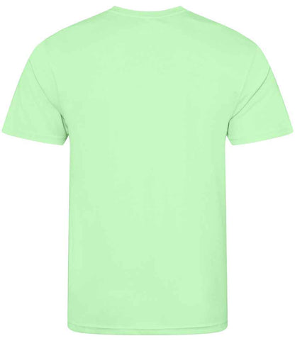 Just Cool JC001B Melon Green Back -  Ready to be Printed by Custard Workwear - Cheap Personalised and Customised Workwear in Nottinghamshire, Derbyshire and Leicestershire