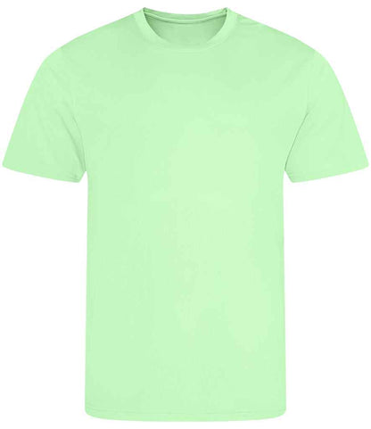 Just Cool JC001B Melon Green Front -  Ready to be Printed by Custard Workwear - Cheap Personalised and Customised Workwear in Nottinghamshire, Derbyshire and Leicestershire