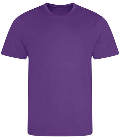 Just Cool JC001B Purple Front -  Ready to be Printed by Custard Workwear - Cheap Personalised and Customised Workwear in Nottinghamshire, Derbyshire and Leicestershire