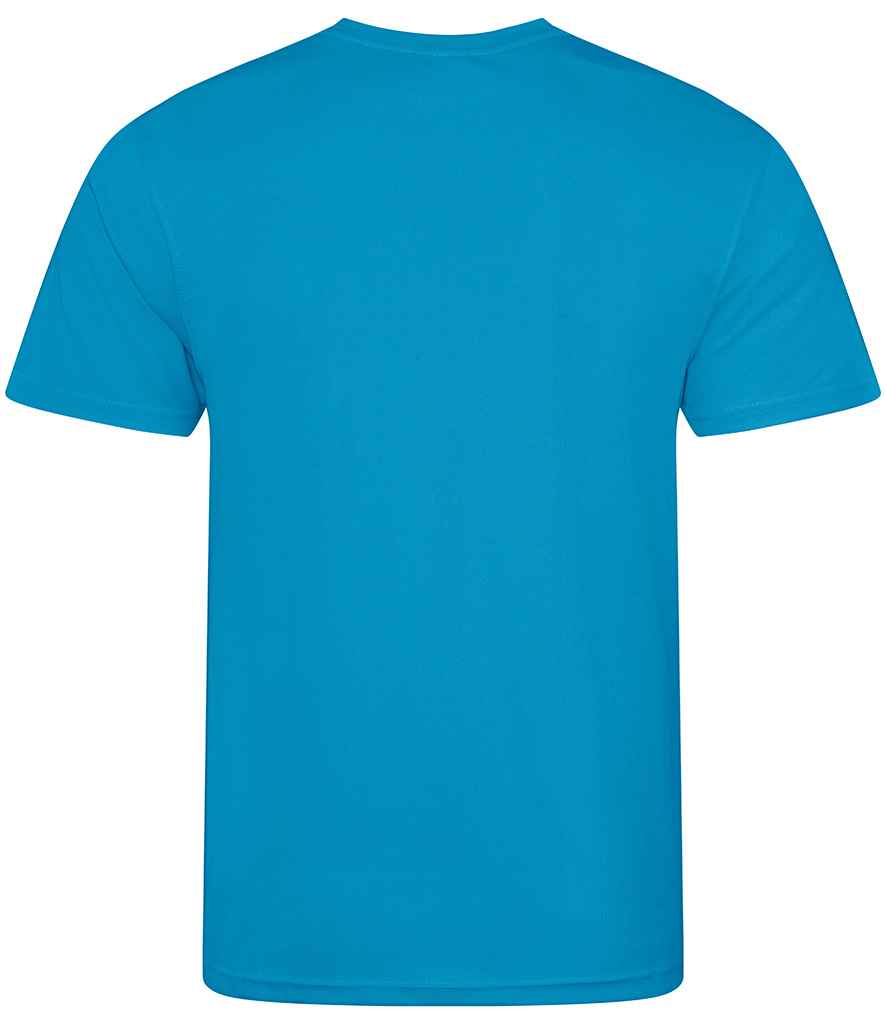Just Cool JC001B Sapphire Blue Back -  Ready to be Printed by Custard Workwear - Cheap Personalised and Customised Workwear in Nottinghamshire, Derbyshire and Leicestershire
