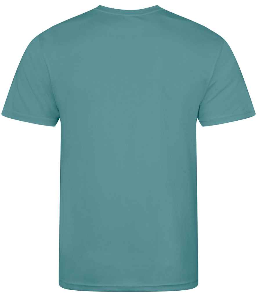 Just Cool JC001B Seafoam Back -  Ready to be Printed by Custard Workwear - Cheap Personalised and Customised Workwear in Nottinghamshire, Derbyshire and Leicestershire