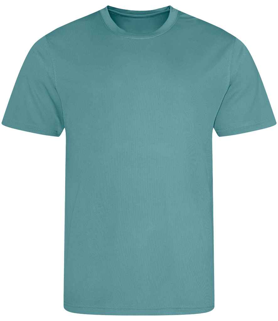 Just Cool JC001B Seafoam Front -  Ready to be Printed by Custard Workwear - Cheap Personalised and Customised Workwear in Nottinghamshire, Derbyshire and Leicestershire