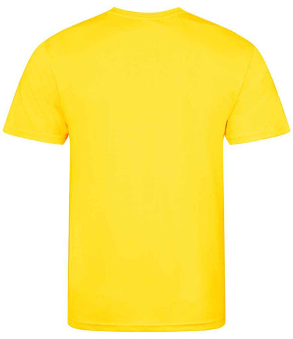 Just Cool JC001B Sun Yellow Back -  Ready to be Printed by Custard Workwear - Cheap Personalised and Customised Workwear in Nottinghamshire, Derbyshire and Leicestershire
