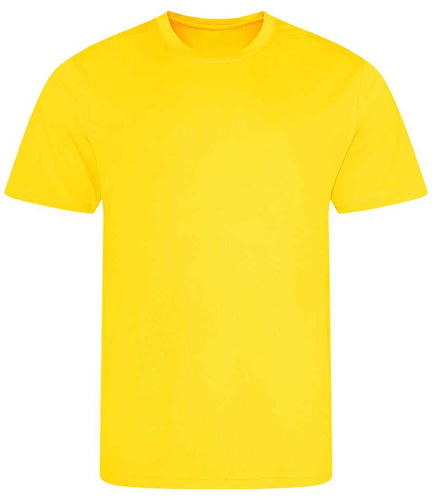 Just Cool JC001B Sun Yellow Front -  Ready to be Printed by Custard Workwear - Cheap Personalised and Customised Workwear in Nottinghamshire, Derbyshire and Leicestershire