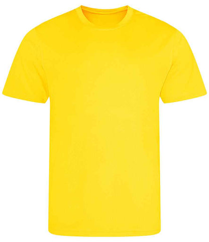 Just Cool JC001B Sun Yellow Front -  Ready to be Printed by Custard Workwear - Cheap Personalised and Customised Workwear in Nottinghamshire, Derbyshire and Leicestershire