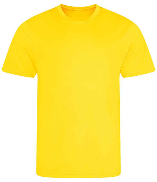 Just Cool JC001B Sun Yellow Front -  Ready to be Printed by Custard Workwear - Cheap Personalised and Customised Workwear in Nottinghamshire, Derbyshire and Leicestershire