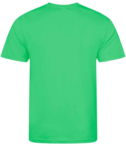 Just Cool JC001B Sour Green Back -  Ready to be Printed by Custard Workwear - Cheap Personalised and Customised Workwear in Nottinghamshire, Derbyshire and Leicestershire