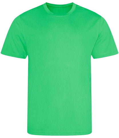 Just Cool JC001B Sour Green Front -  Ready to be Printed by Custard Workwear - Cheap Personalised and Customised Workwear in Nottinghamshire, Derbyshire and Leicestershire