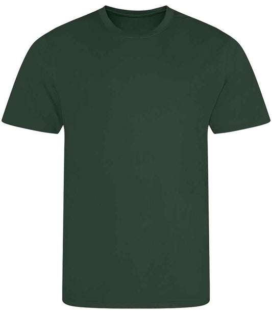 Just Cool JC001 Bottle Green Front -  Ready to be Printed by Custard Workwear - Cheap Personalised and Customised Workwear in Nottinghamshire, Derbyshire and Leicestershire