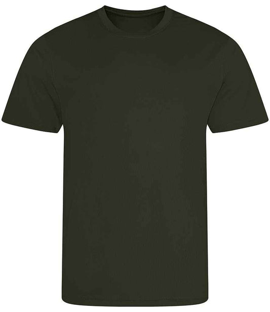 Just Cool JC001 Combat Green Front -  Ready to be Printed by Custard Workwear - Cheap Personalised and Customised Workwear in Nottinghamshire, Derbyshire and Leicestershire