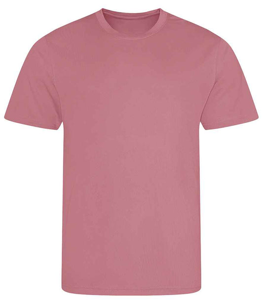Just Cool JC001 Dusty Pink Front -  Ready to be Printed by Custard Workwear - Cheap Personalised and Customised Workwear in Nottinghamshire, Derbyshire and Leicestershire