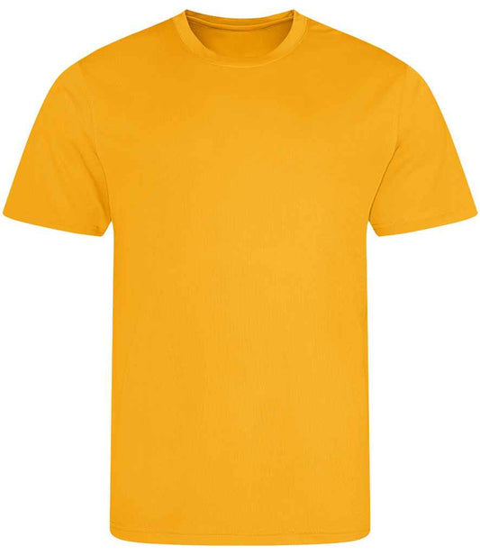 Just Cool JC001 Gold Front -  Ready to be Printed by Custard Workwear - Cheap Personalised and Customised Workwear in Nottinghamshire, Derbyshire and Leicestershire