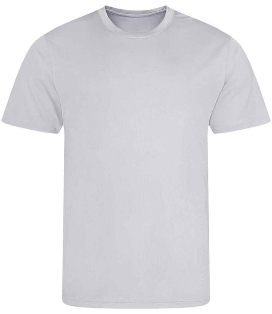 Just Cool JC001 Heather Grey Front -  Ready to be Printed by Custard Workwear - Cheap Personalised and Customised Workwear in Nottinghamshire, Derbyshire and Leicestershire