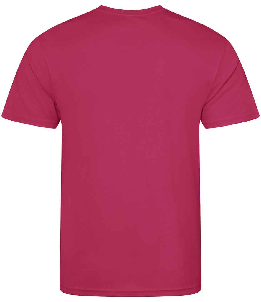 Just Cool JC001 Hot Pink Back -  Ready to be Printed by Custard Workwear - Cheap Personalised and Customised Workwear in Nottinghamshire, Derbyshire and Leicestershire