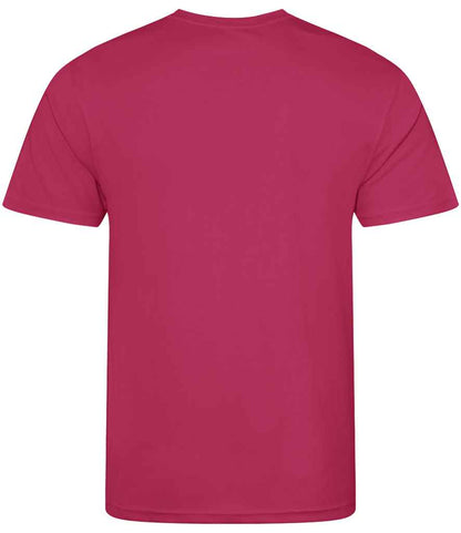 Just Cool JC001 Hot Pink Back -  Ready to be Printed by Custard Workwear - Cheap Personalised and Customised Workwear in Nottinghamshire, Derbyshire and Leicestershire