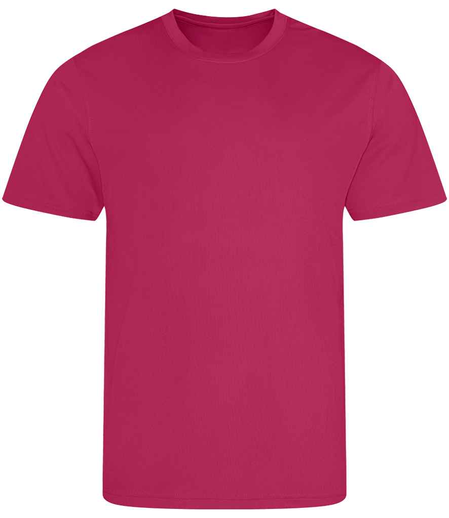 Just Cool JC001 Hot Pink Front -  Ready to be Printed by Custard Workwear - Cheap Personalised and Customised Workwear in Nottinghamshire, Derbyshire and Leicestershire