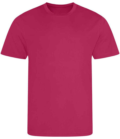 Just Cool JC001 Hot Pink Front -  Ready to be Printed by Custard Workwear - Cheap Personalised and Customised Workwear in Nottinghamshire, Derbyshire and Leicestershire
