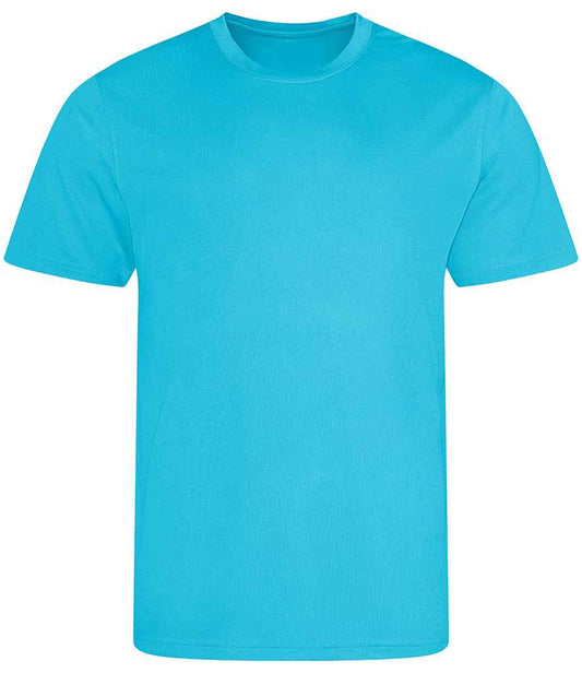 Just Cool JC001 Hawaiian Blue Front -  Ready to be Printed by Custard Workwear - Cheap Personalised and Customised Workwear in Nottinghamshire, Derbyshire and Leicestershire