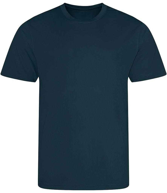 Just Cool JC001 Ink Blue Front -  Ready to be Printed by Custard Workwear - Cheap Personalised and Customised Workwear in Nottinghamshire, Derbyshire and Leicestershire