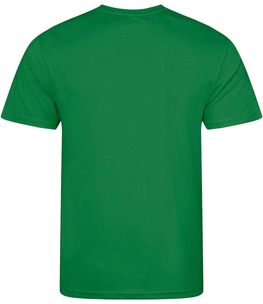 Just Cool JC001 Kelly Green Back -  Ready to be Printed by Custard Workwear - Cheap Personalised and Customised Workwear in Nottinghamshire, Derbyshire and Leicestershire