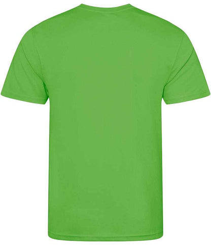 Just Cool JC001 Lime Green Back -  Ready to be Printed by Custard Workwear - Cheap Personalised and Customised Workwear in Nottinghamshire, Derbyshire and Leicestershire