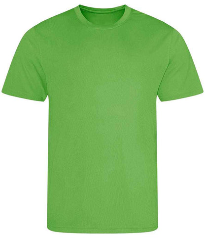 Just Cool JC001 Lime Green Front -  Ready to be Printed by Custard Workwear - Cheap Personalised and Customised Workwear in Nottinghamshire, Derbyshire and Leicestershire
