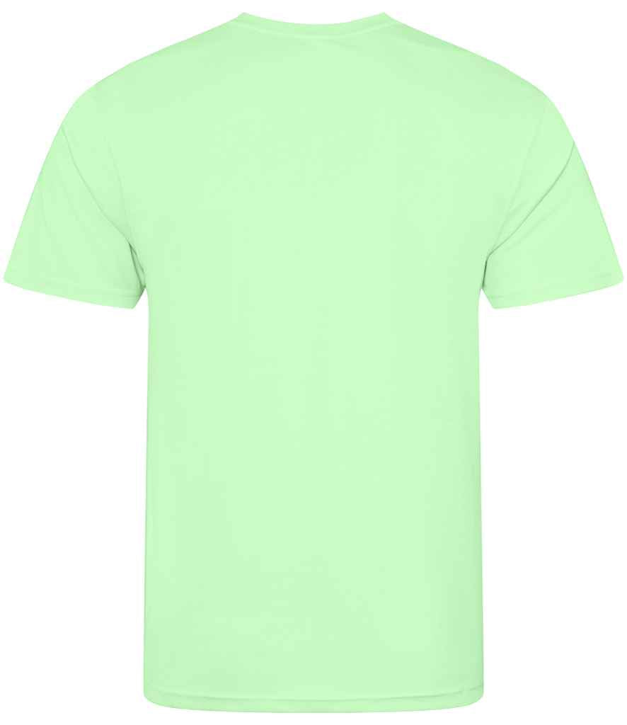 Just Cool JC001 Melon Green Back -  Ready to be Printed by Custard Workwear - Cheap Personalised and Customised Workwear in Nottinghamshire, Derbyshire and Leicestershire