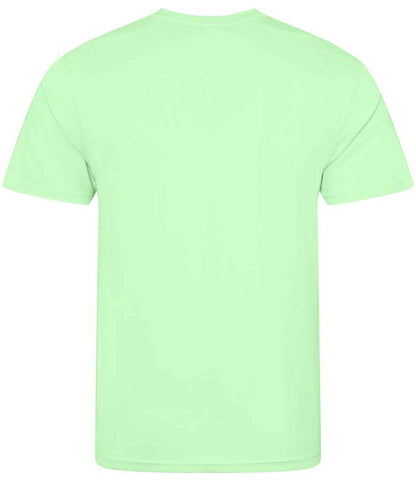 Just Cool JC001 Melon Green Back -  Ready to be Printed by Custard Workwear - Cheap Personalised and Customised Workwear in Nottinghamshire, Derbyshire and Leicestershire