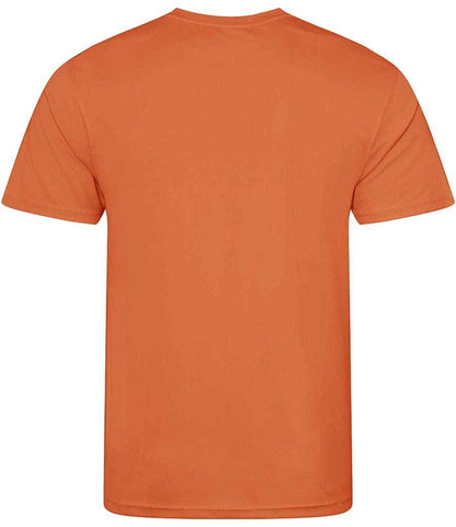 Just Cool JC001 Orange Crush Back -  Ready to be Printed by Custard Workwear - Cheap Personalised and Customised Workwear in Nottinghamshire, Derbyshire and Leicestershire