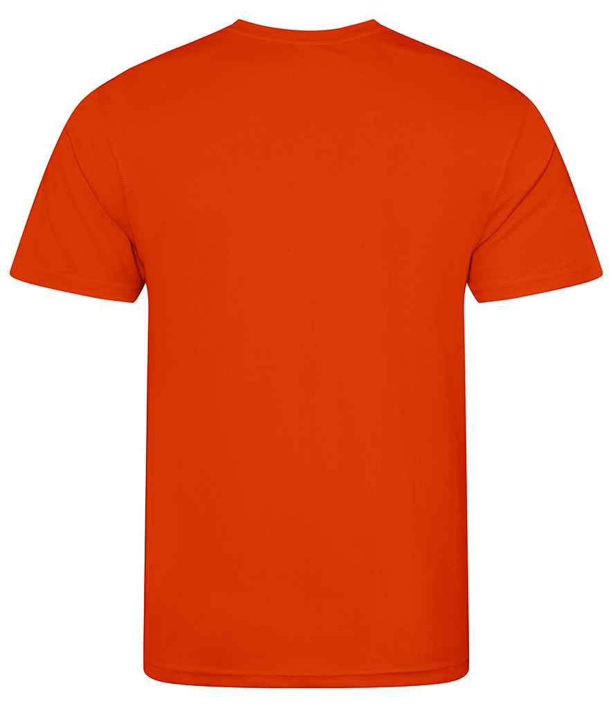 Just Cool JC001 Orange Flame Back -  Ready to be Printed by Custard Workwear - Cheap Personalised and Customised Workwear in Nottinghamshire, Derbyshire and Leicestershire