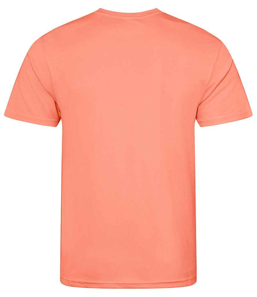 Just Cool JC001 Peach Sorbet Back -  Ready to be Printed by Custard Workwear - Cheap Personalised and Customised Workwear in Nottinghamshire, Derbyshire and Leicestershire