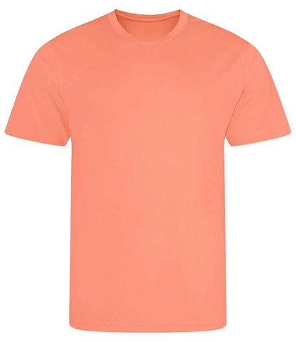 Just Cool JC001 Peach Sorbet Front -  Ready to be Printed by Custard Workwear - Cheap Personalised and Customised Workwear in Nottinghamshire, Derbyshire and Leicestershire