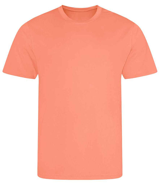 Just Cool JC001 Peach Sorbet Front -  Ready to be Printed by Custard Workwear - Cheap Personalised and Customised Workwear in Nottinghamshire, Derbyshire and Leicestershire