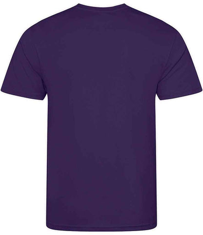 Just Cool JC001 Purple Back -  Ready to be Printed by Custard Workwear - Cheap Personalised and Customised Workwear in Nottinghamshire, Derbyshire and Leicestershire
