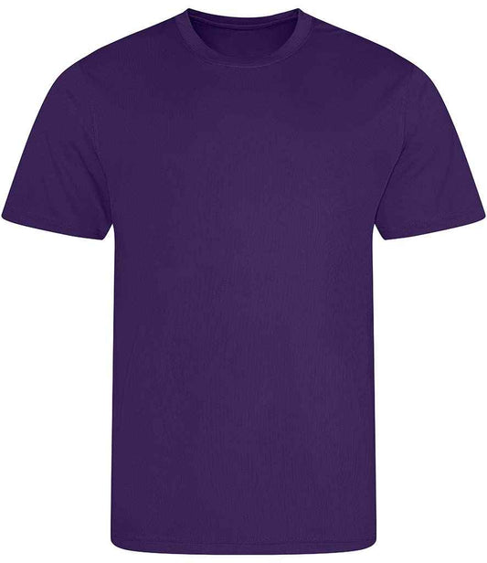 Just Cool JC001 Purple Front -  Ready to be Printed by Custard Workwear - Cheap Personalised and Customised Workwear in Nottinghamshire, Derbyshire and Leicestershire
